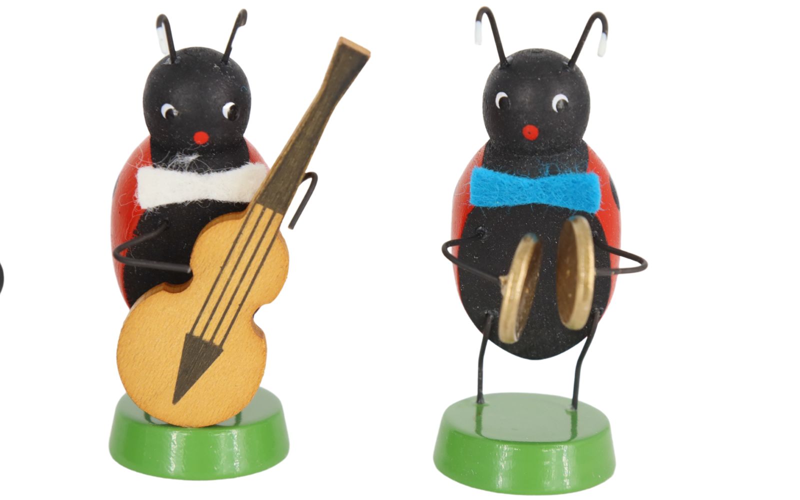 Miniature spring chapel with 4 ladybug musicians, 7 cm by Ralf Zenker_2