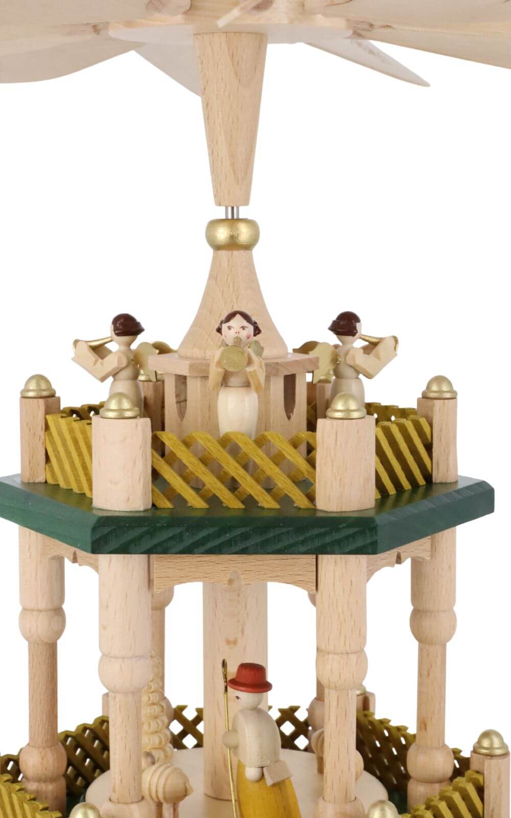 Christmas pyramid Nativity, natural, 40 cm by Richard Glässer_4