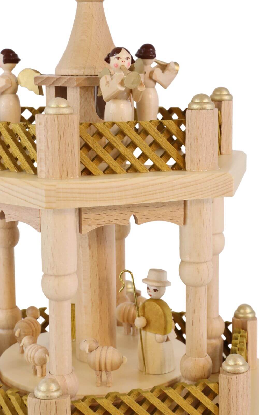 Christmas pyramid Holy Story, 3 - tiered, 40 cm by Richard Glässer_pic3