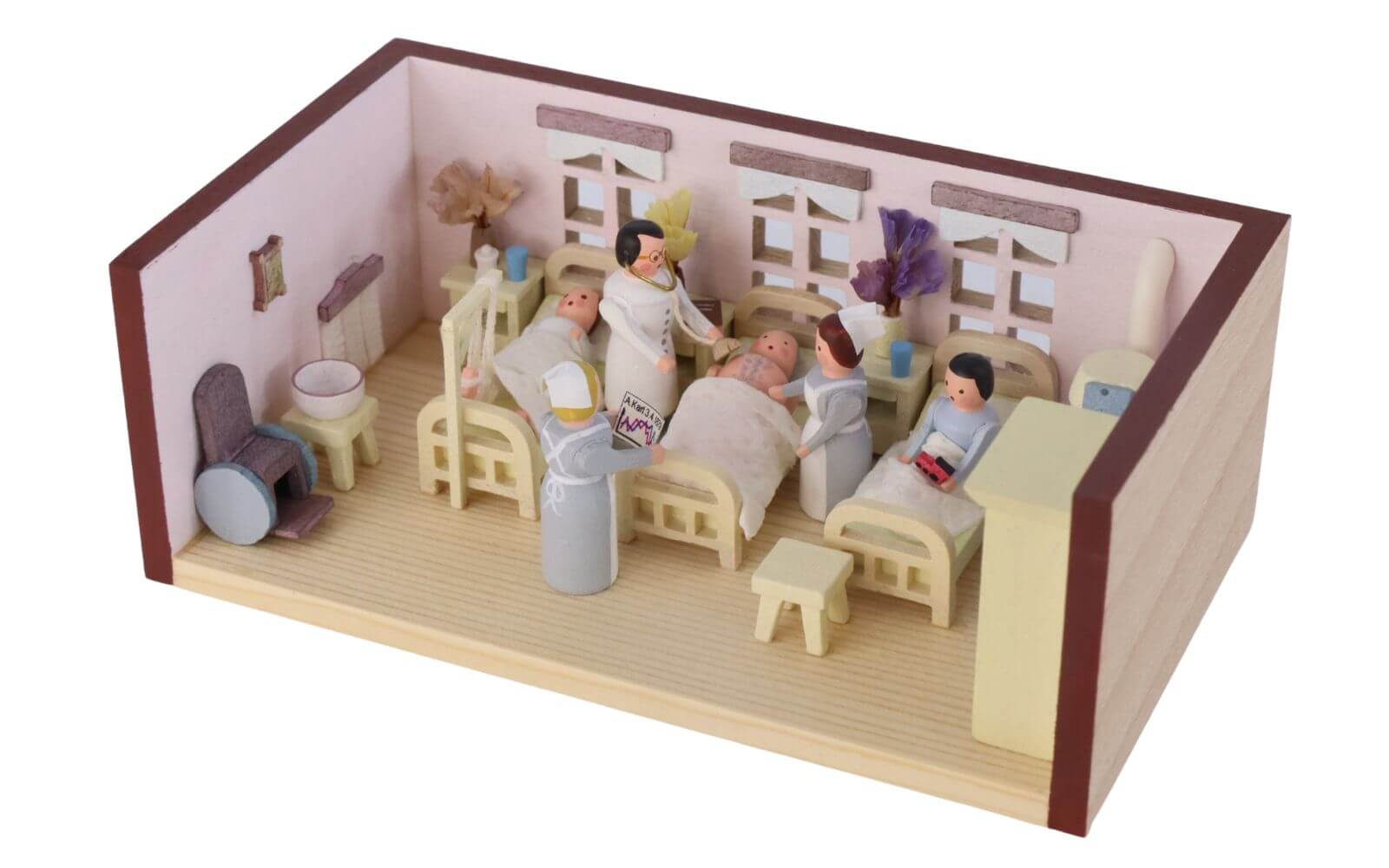 Miniature room sickroom by Gunter Flath_1