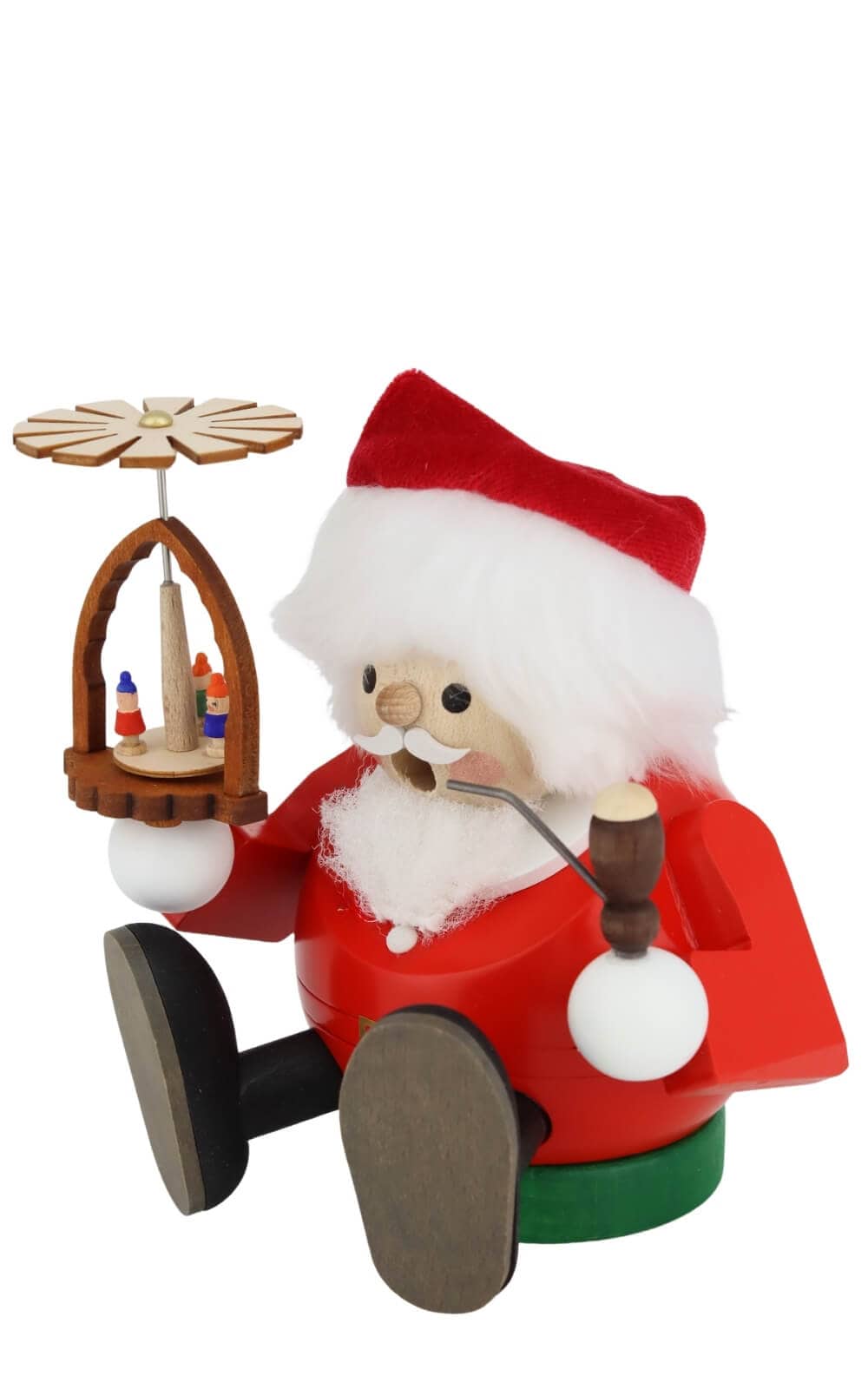 Smoker figurine – Santa Claus with pyramid by Richard Glässer_3