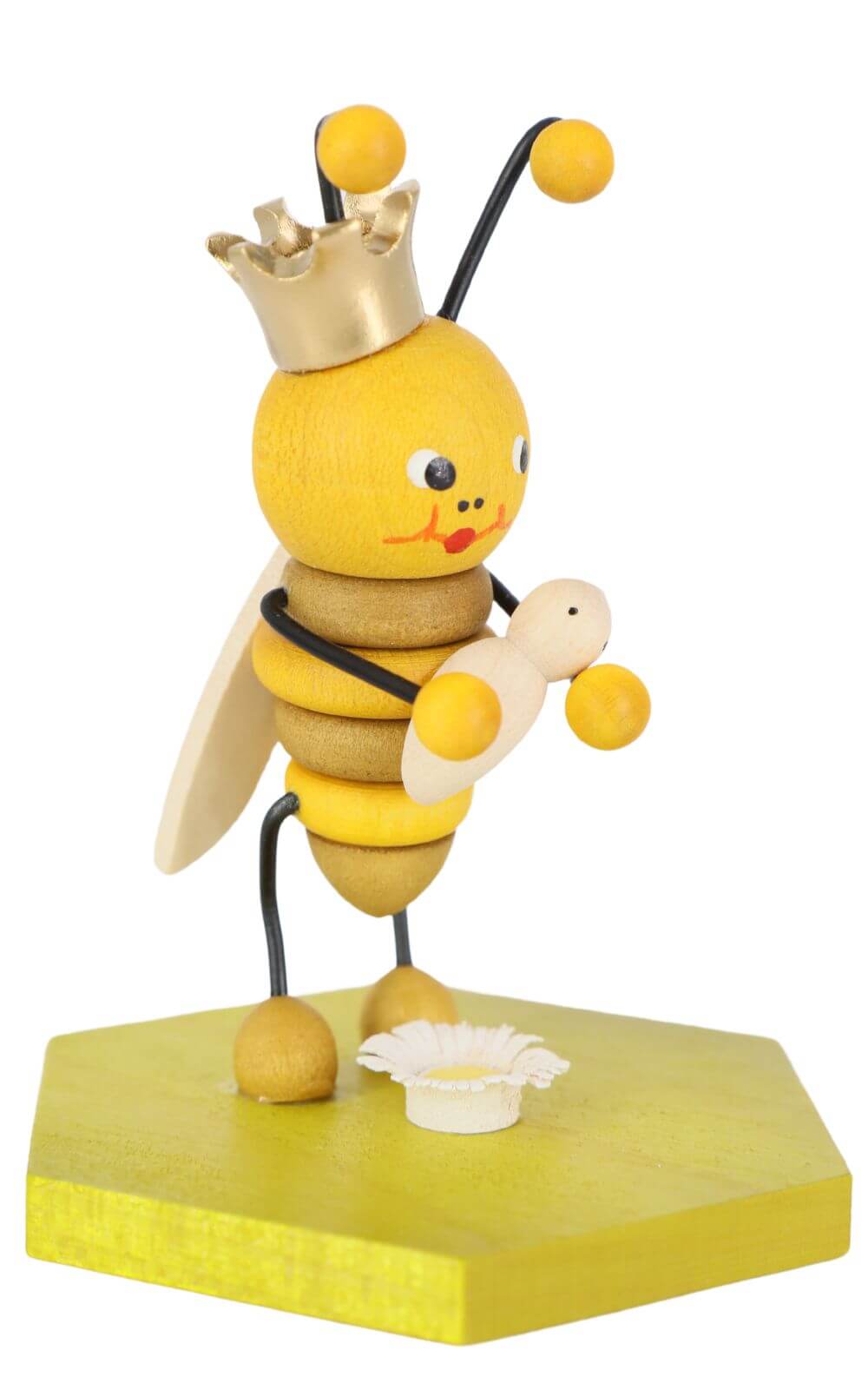 Miniature queen bee, 8 cm, colored by Ralf Zenker_2
