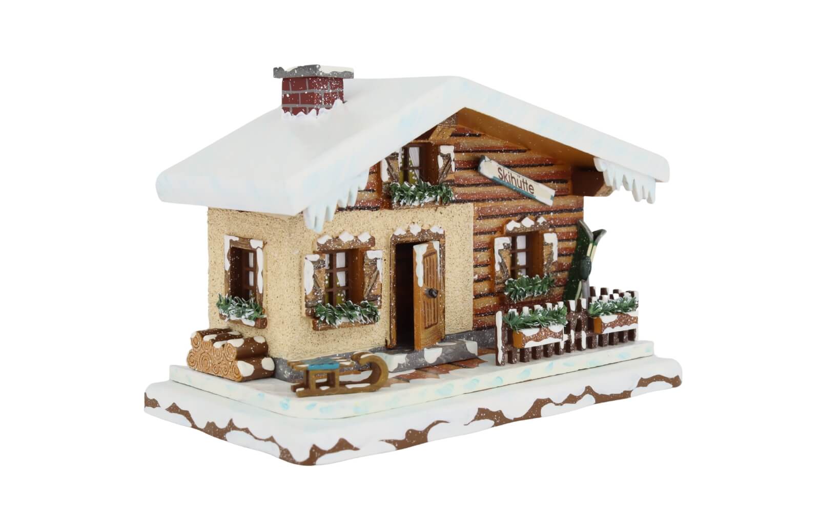 Lichterhaus Skihütte von Hubrig Volkskunst
