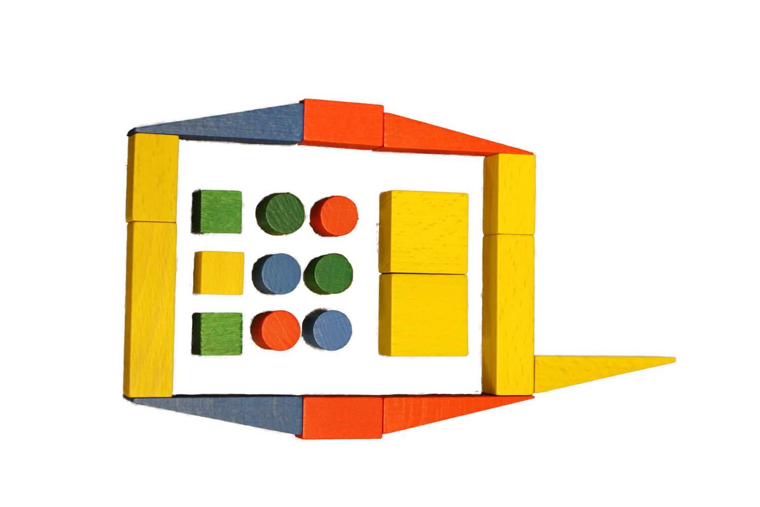 Building set Piccolo with 93 building blocks, coloured by Ebert GmbH_3