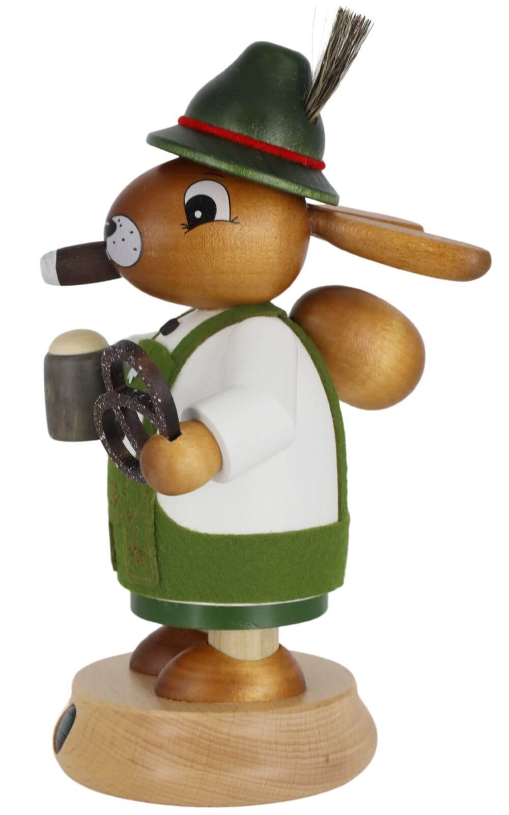 Smoking man Easter bunny Bavarian by Müller Kleinkunst_3