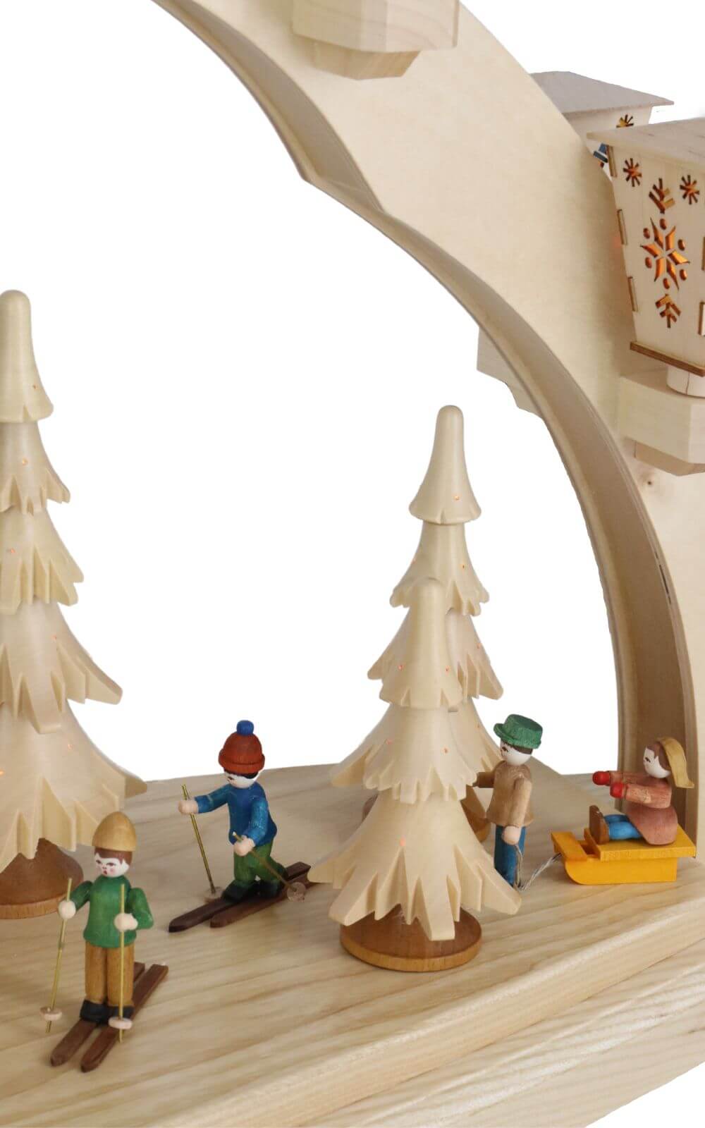 Candle arch Christmas forest with Advent house, 80 cm by Richard Glässer_7