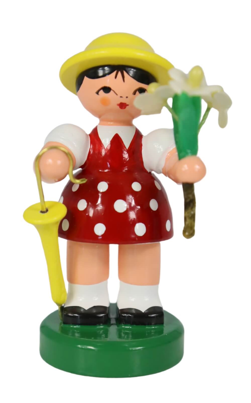 Miniature flower girl, red/yellow by Figurenland Uhlig GmbH_1
