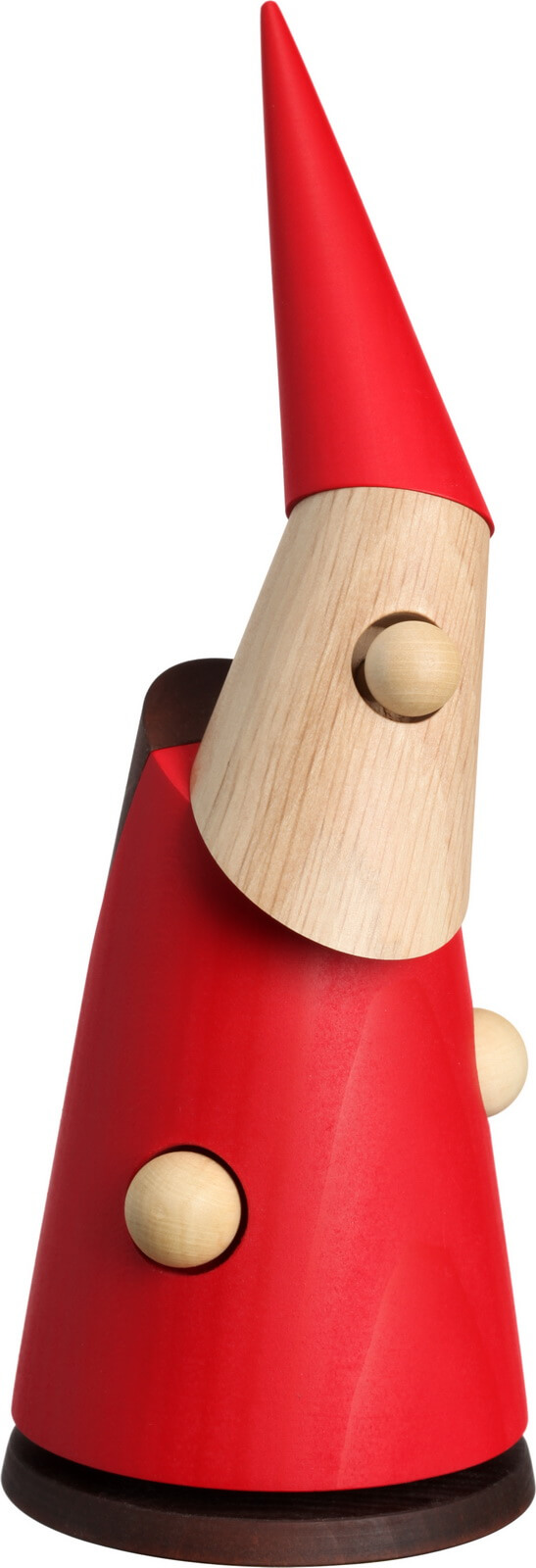 Smoking man Santa Claus, modern, 22 cm by Seiffener Volkskunst eG