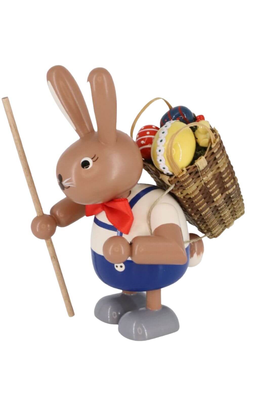 Easter bunny with carrying basket, 11 cm by KWO_3