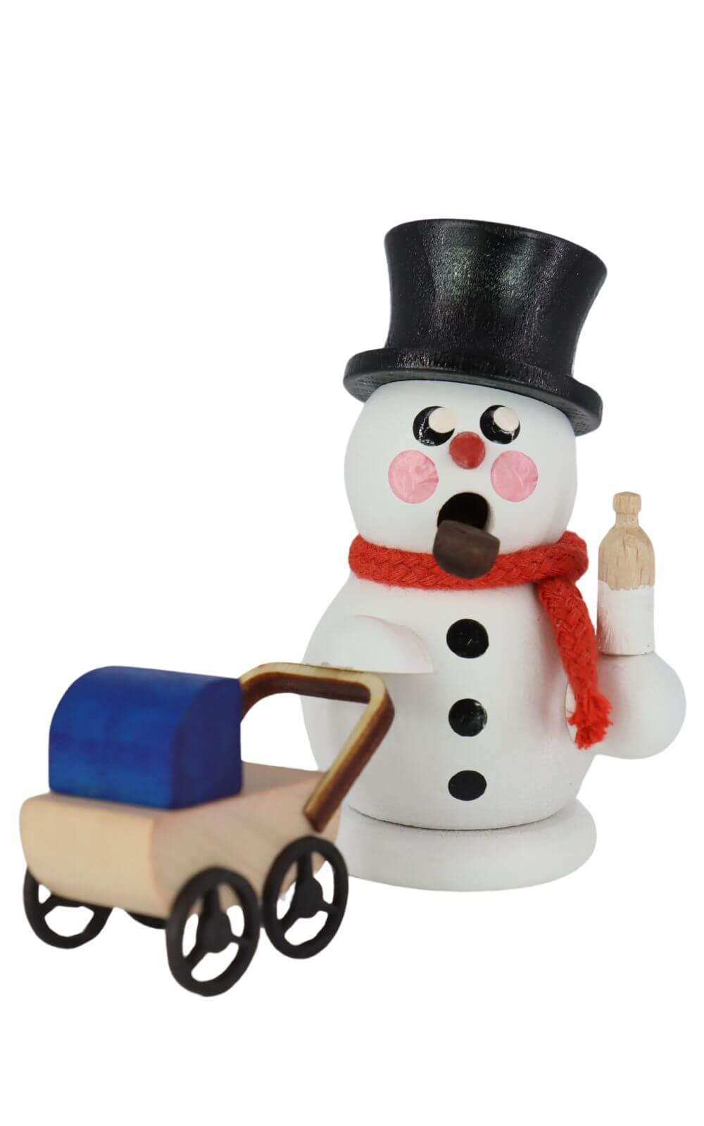 Smoking man snowman proud dad, colored by Gerd Hofmann_4