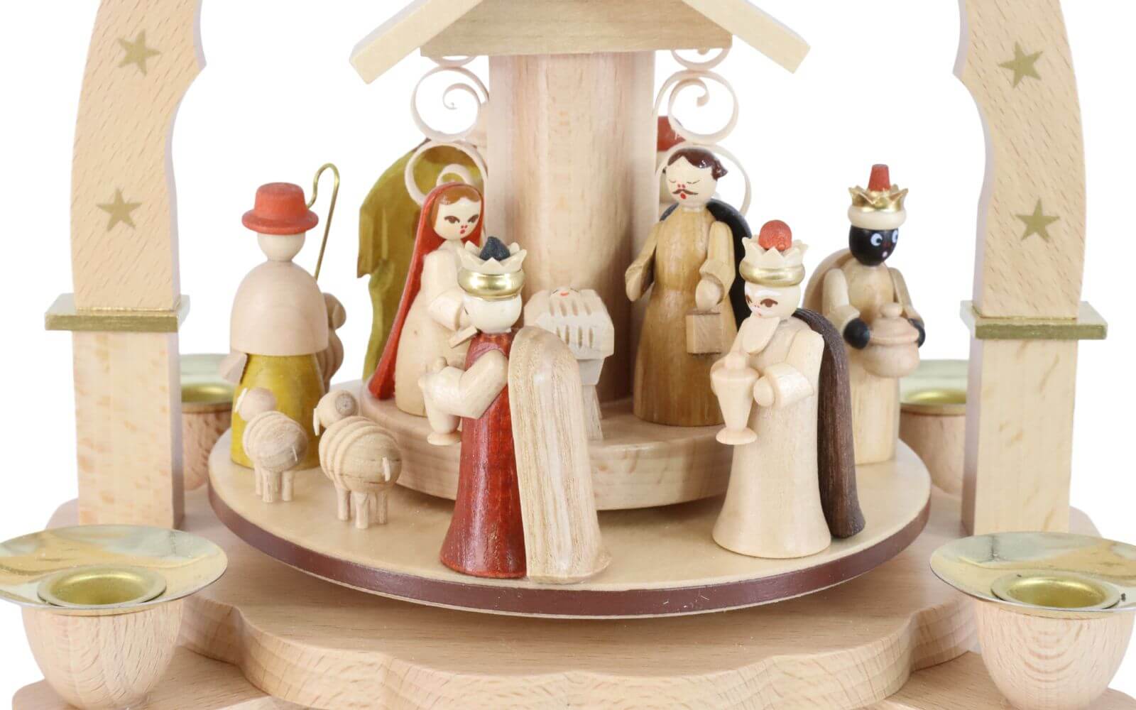 Weihnachtspyramide Heilige Geschichte, 27 cm von Richard Glässer_4