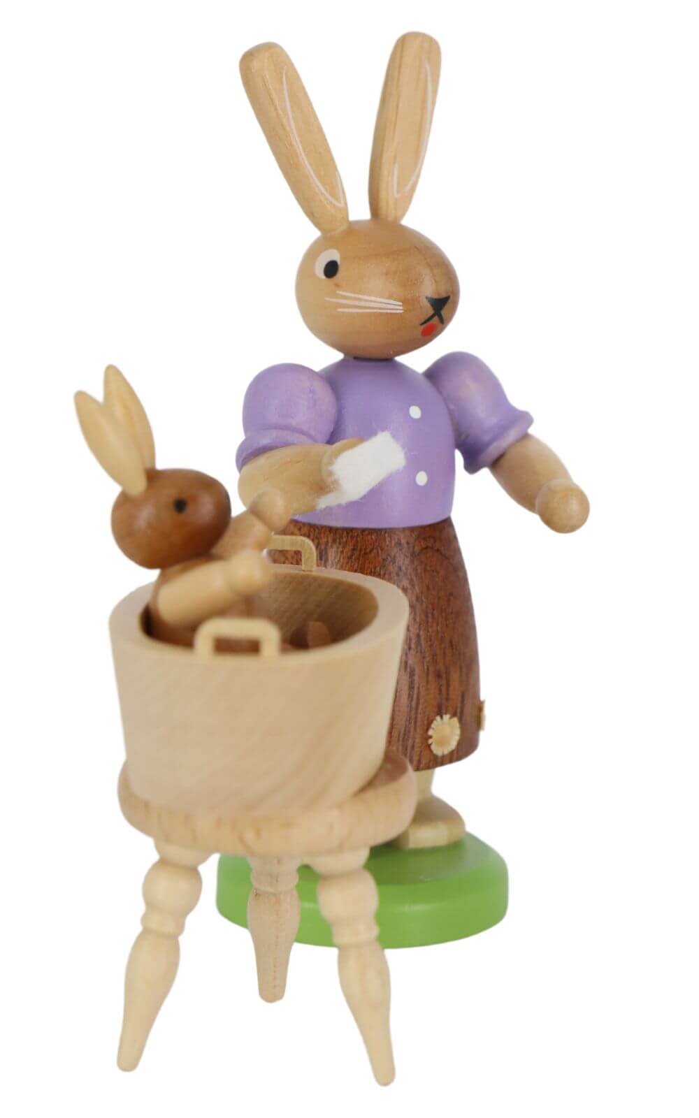 Easter bunny mother with bathing child by Müller Kleinkunst_2