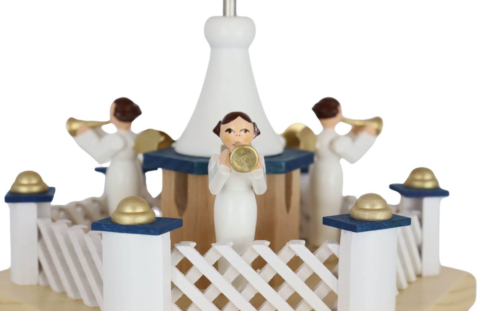 German Christmas Pyramid with Holy Family, 4-Tier, Colorful, 21.2 in (54 cm) by Richard Glässer_5