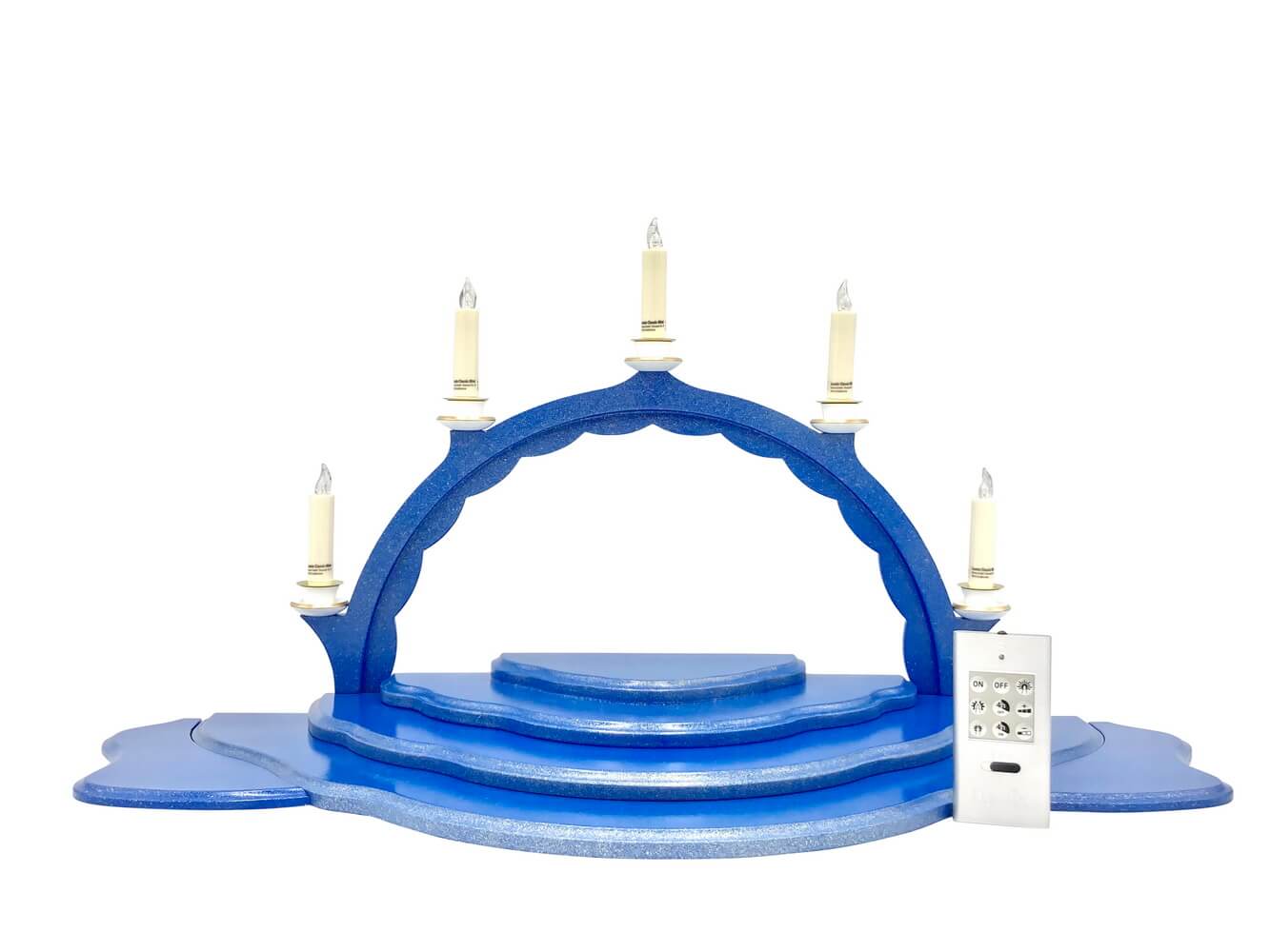 Cloud for Christmas angel by Figurenland Uhlig GmbH 6 parts with Lumix candles