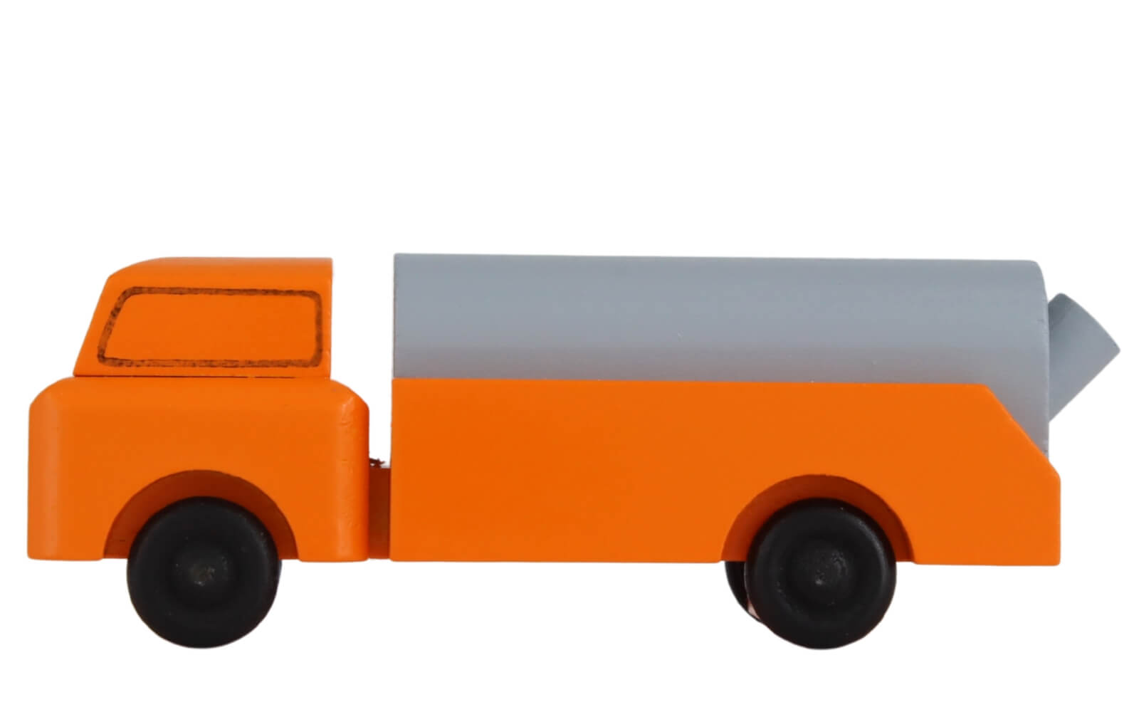 Wooden toy garbage truck, colored by Robbi Weber_2