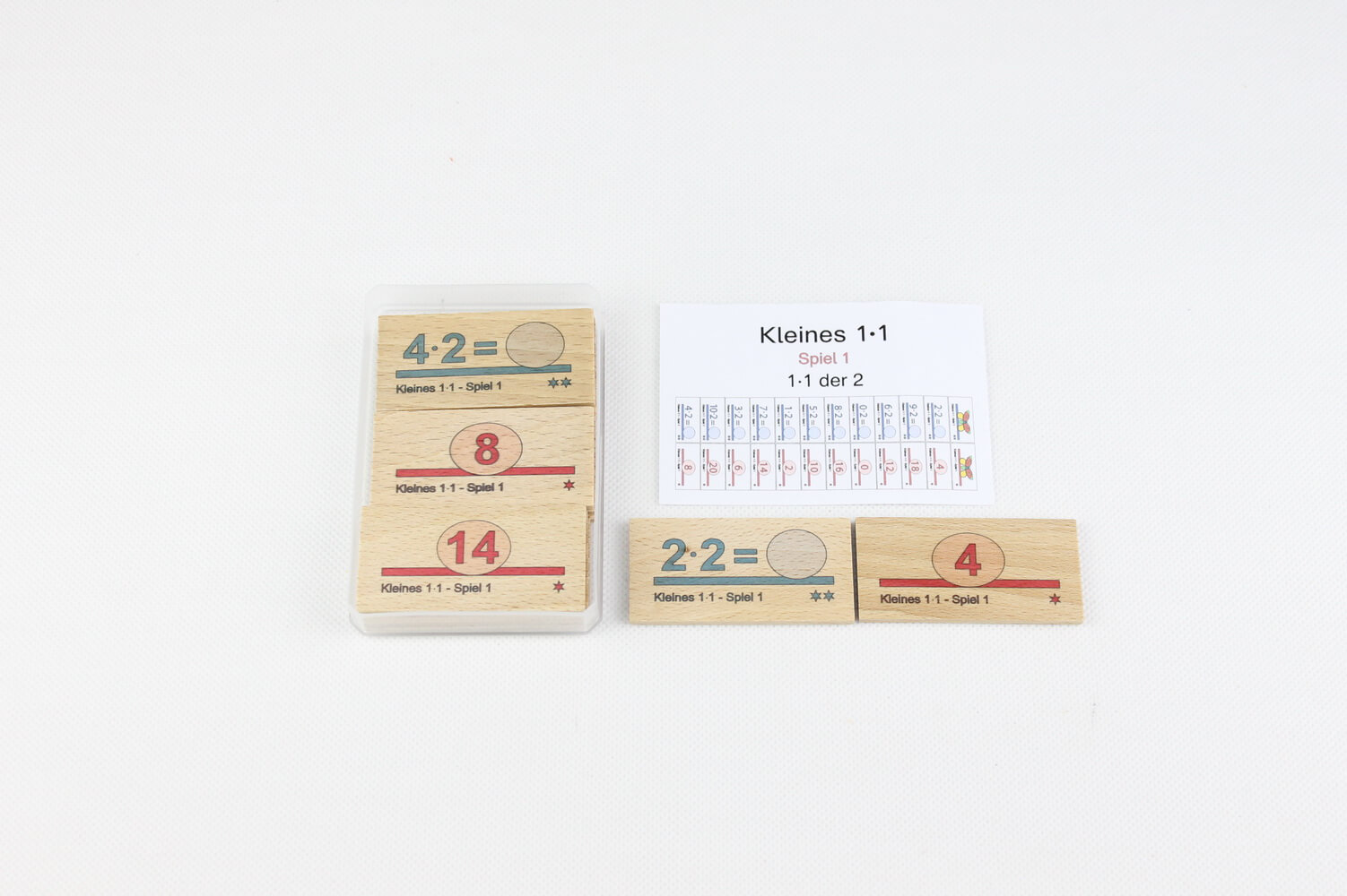Small 1 x 1 math game with 24 individual games by Ebert GmbH_2