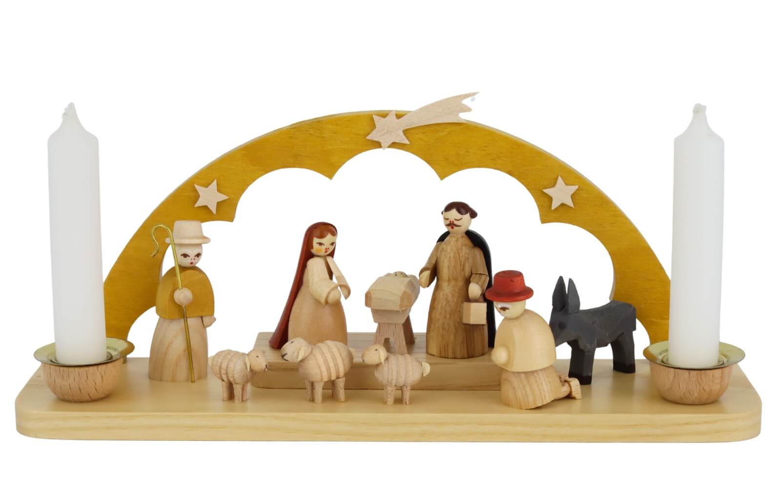 Candle holder Holy Family, 20 cm / 7,8 inch by Richard Glässer_4