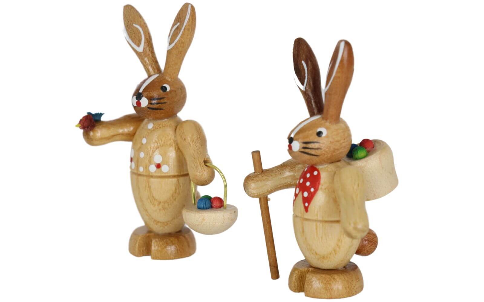 Easter bunny couple, natural, 6 cm by Knuth Neuber_3