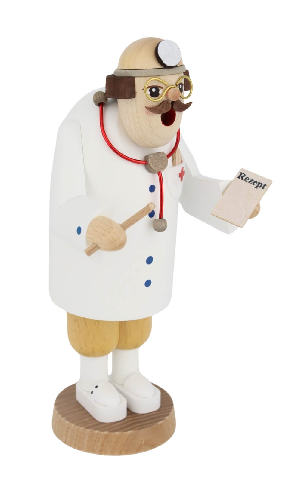 Smoking man doctor, 18 cm by Richard Glässer GmbH
