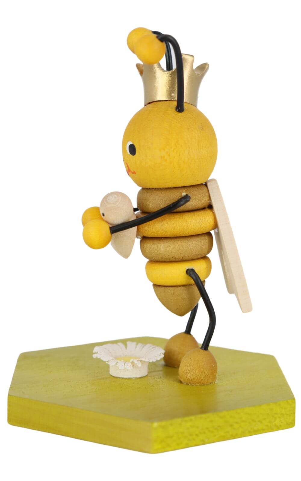 Miniature queen bee, 8 cm, colored by Ralf Zenker_3
