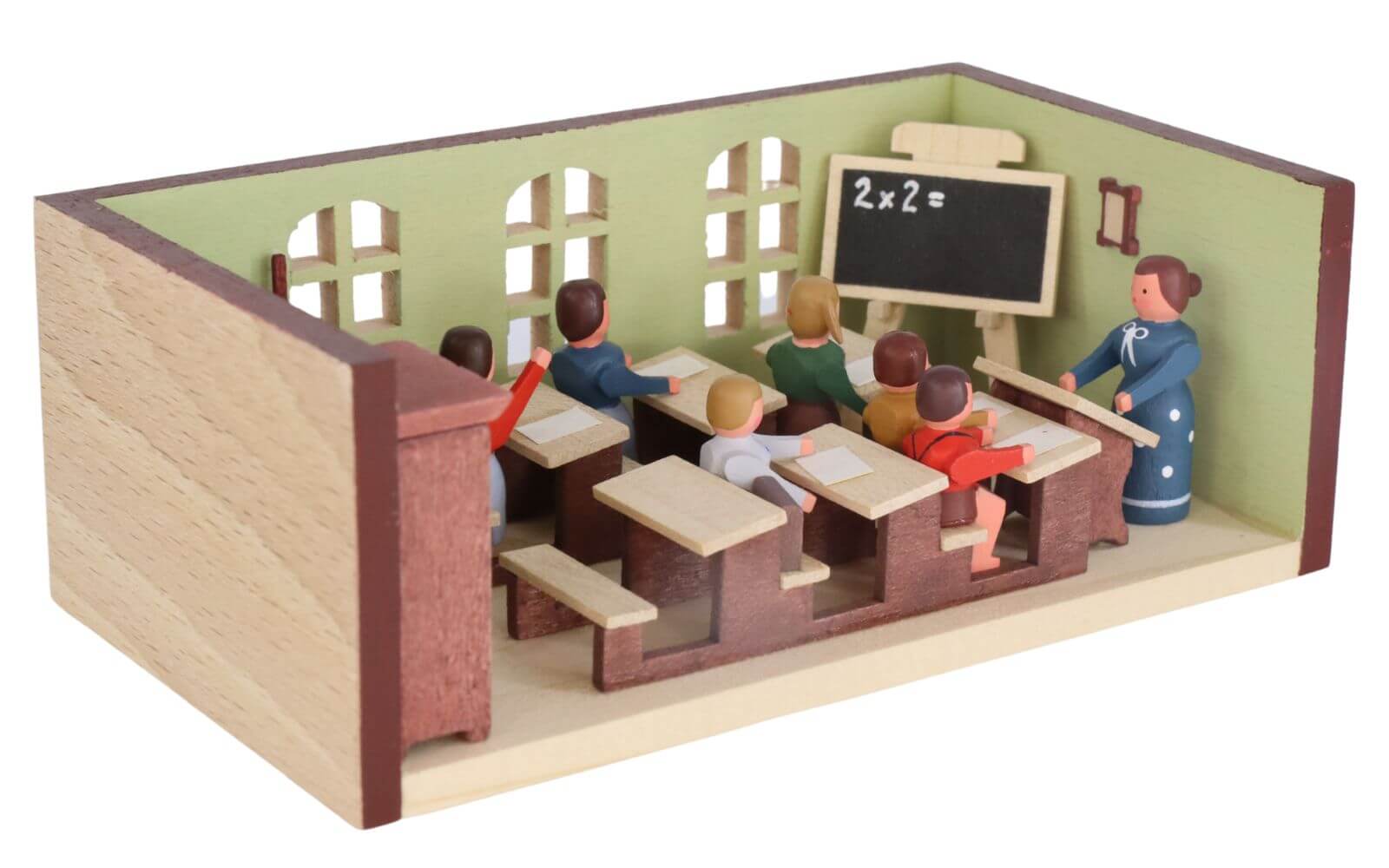 Miniature room school teacher by Gunter Flath_2
