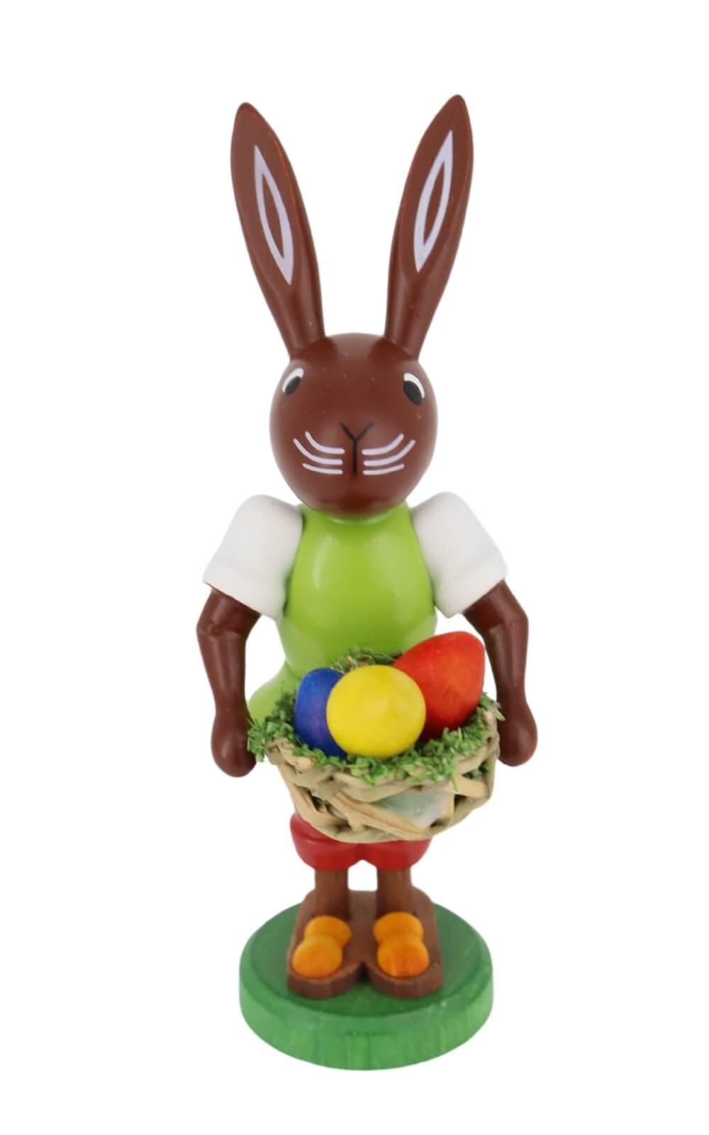 Easter bunny with egg basket, 9 cm by Thomas Preißler_1
