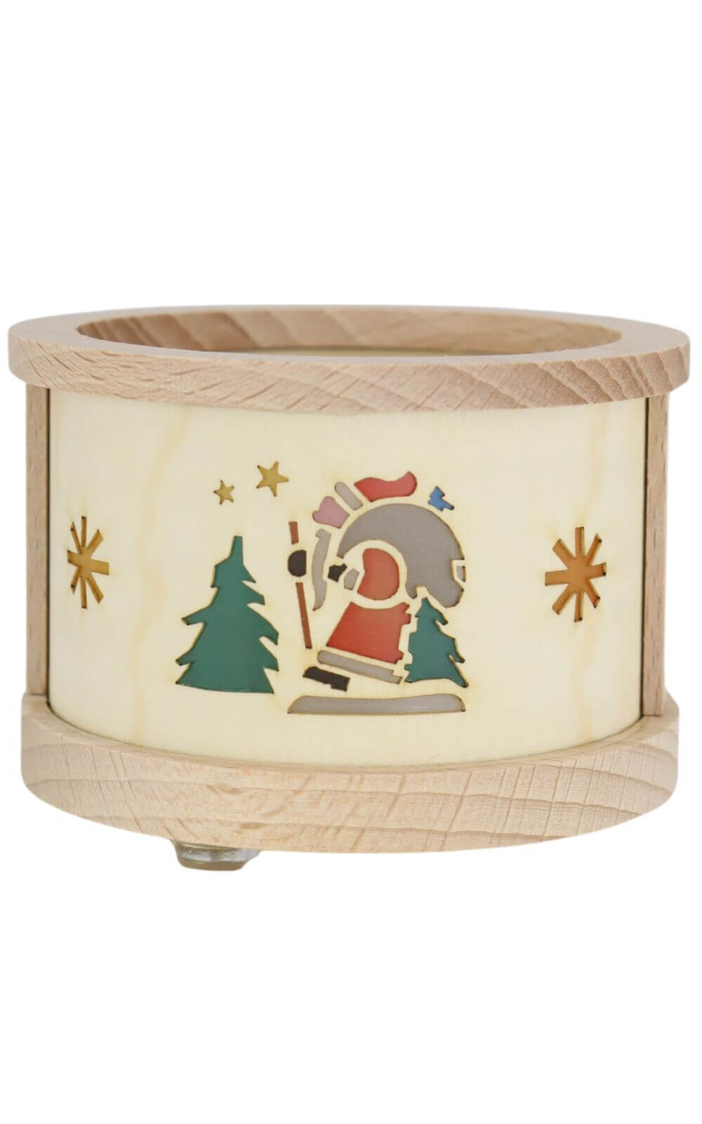 Lantern for tea lights with Santa by Richard Glässer_2