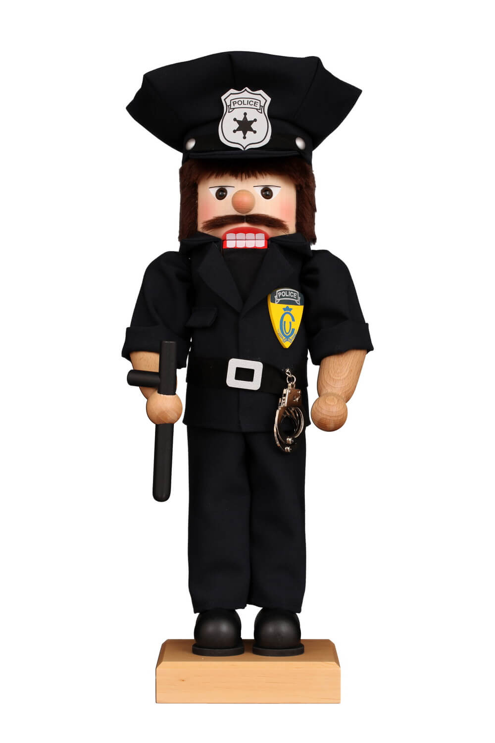 Premium Nutcracker USA Police Officer, 48 cm by Christian Ulbricht