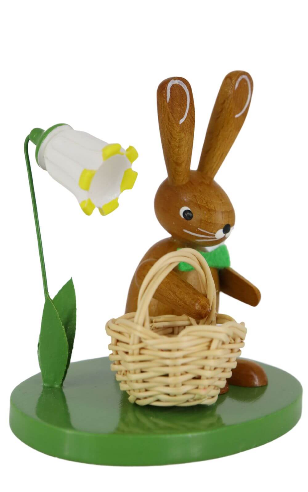 Easter bunny with basket, 7 cm, colored by Ralf Zenker_2