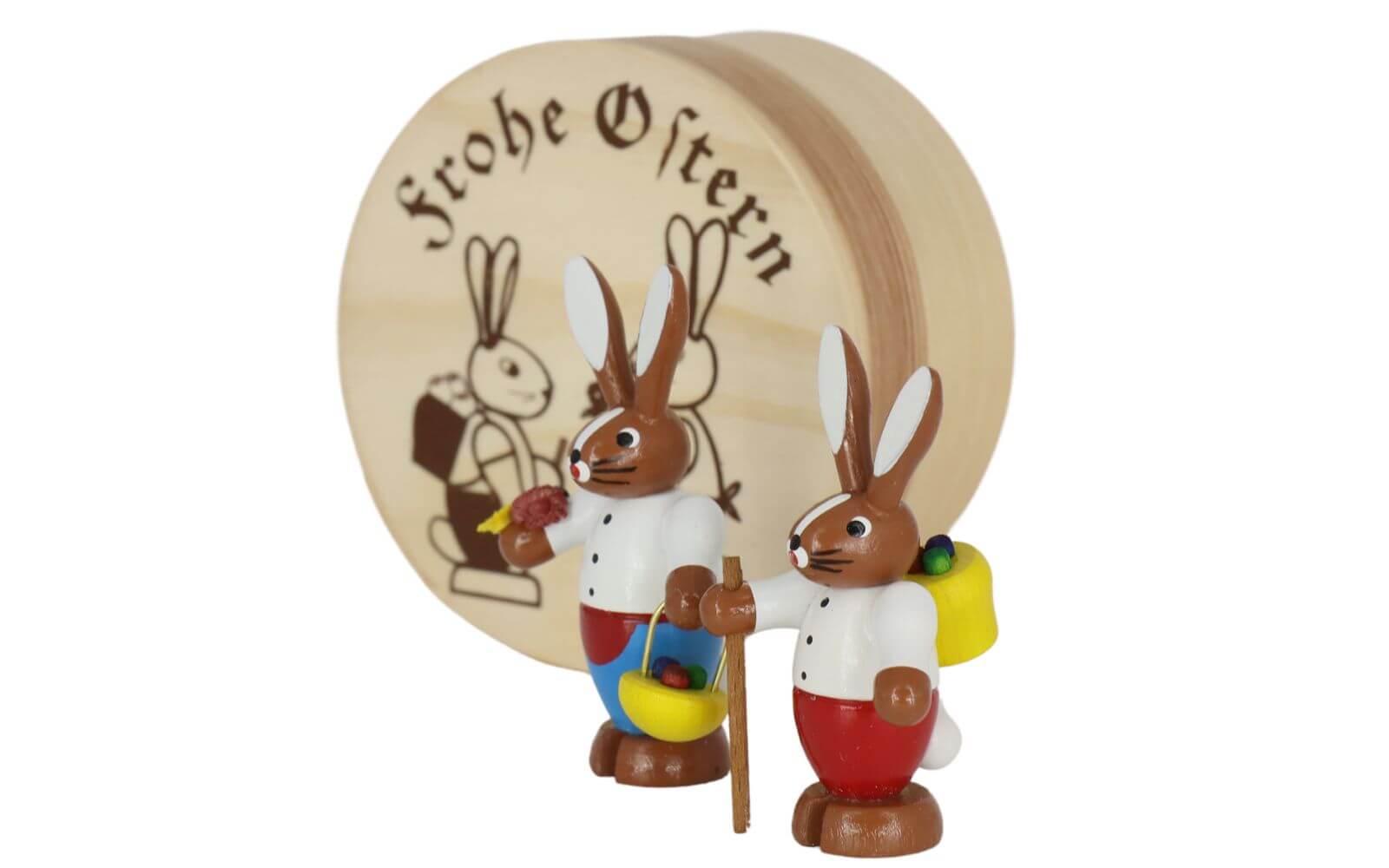 Pair of rabbits in chipboard box, colored by Knuth Neuber_3
