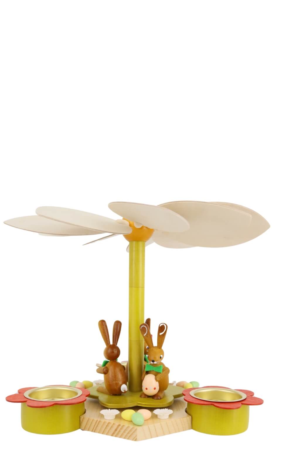 Tea light pyramid with Easter bunny, 19 cm by Volker Zenker_2