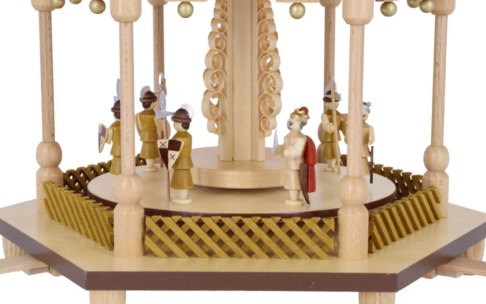 German Christmas Pyramid Nativity Scene, 5-Tier, 27.5 inch / 70 cm by Richard Glässer_3