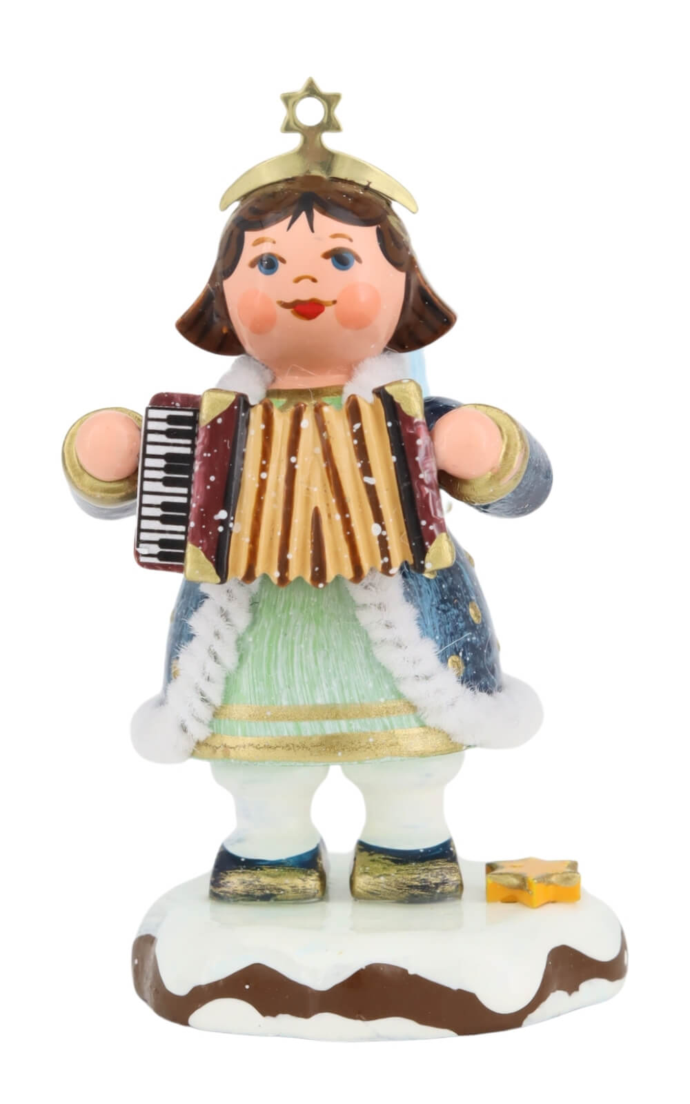 Winter Child Heavenly Child Accordion, 6 cm (2,36 inches) by Hubrig Volkskunst - Made in Germany_3
