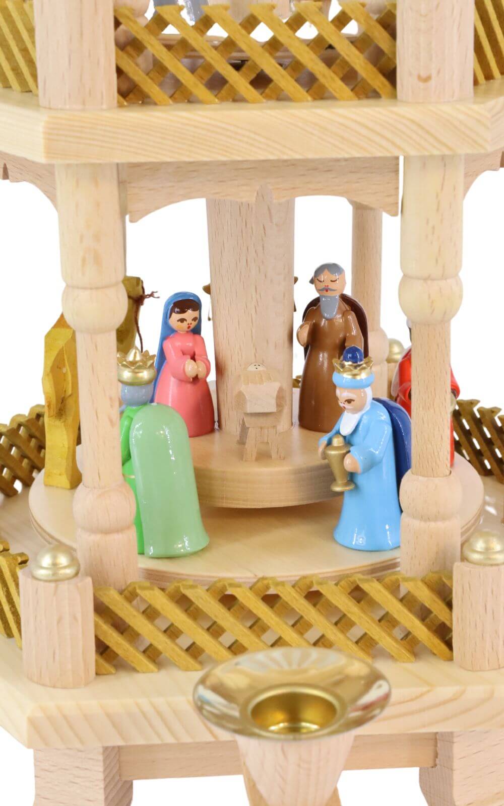 Christmas pyramid Holy Story, 3 – storey, 40 cm by Richard Glässer_pic2