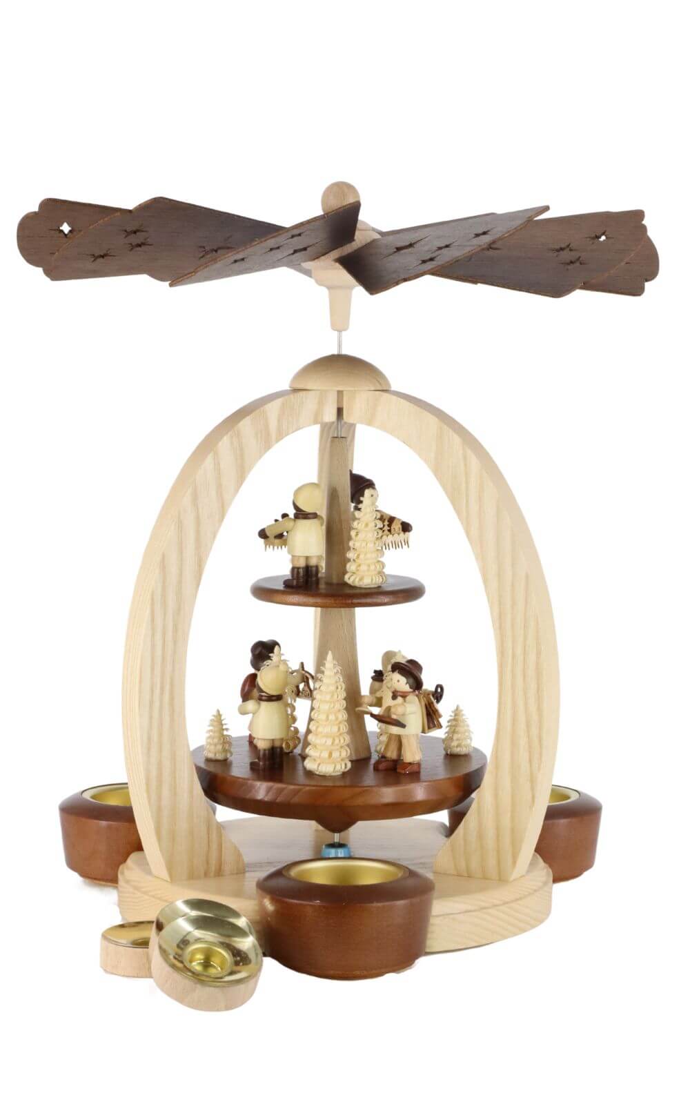 Christmas pyramid merchant double tier by Legler_1
