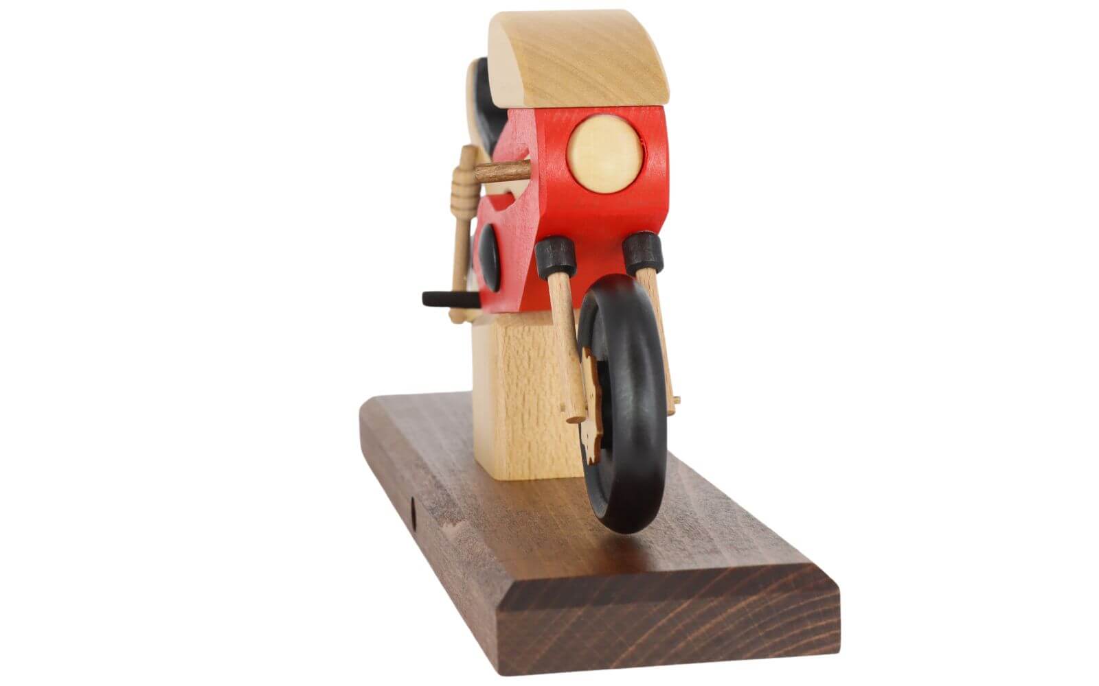 Smoking man - Smoking motorcycle racing machine, red by Gerd Hofmann_3