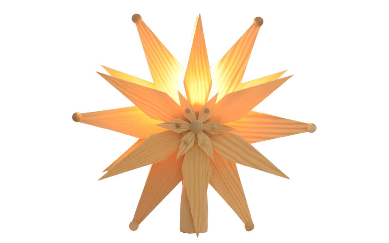 Christmas tree topper star, electrically illuminated by Martina Rudolph_2