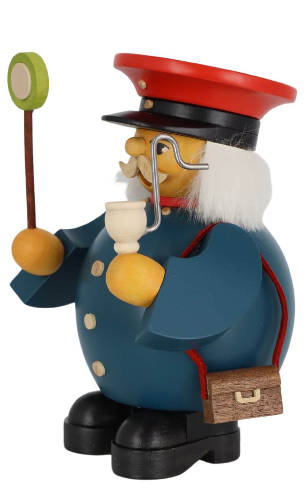 Smoking man railwayman by Müller Kleinkunst_3