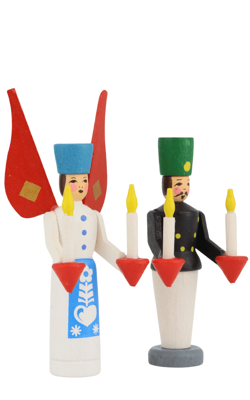 Angel and miner, mini, 7 cm / 2,8 inch by toy maker Günther_2