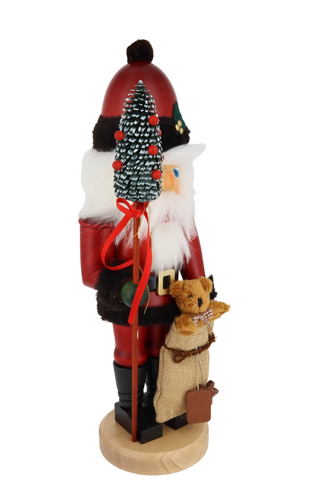 Nutcracker Santa Claus with Teddy Bear, 45 cm / 17,7 inches by Christian Ulbricht