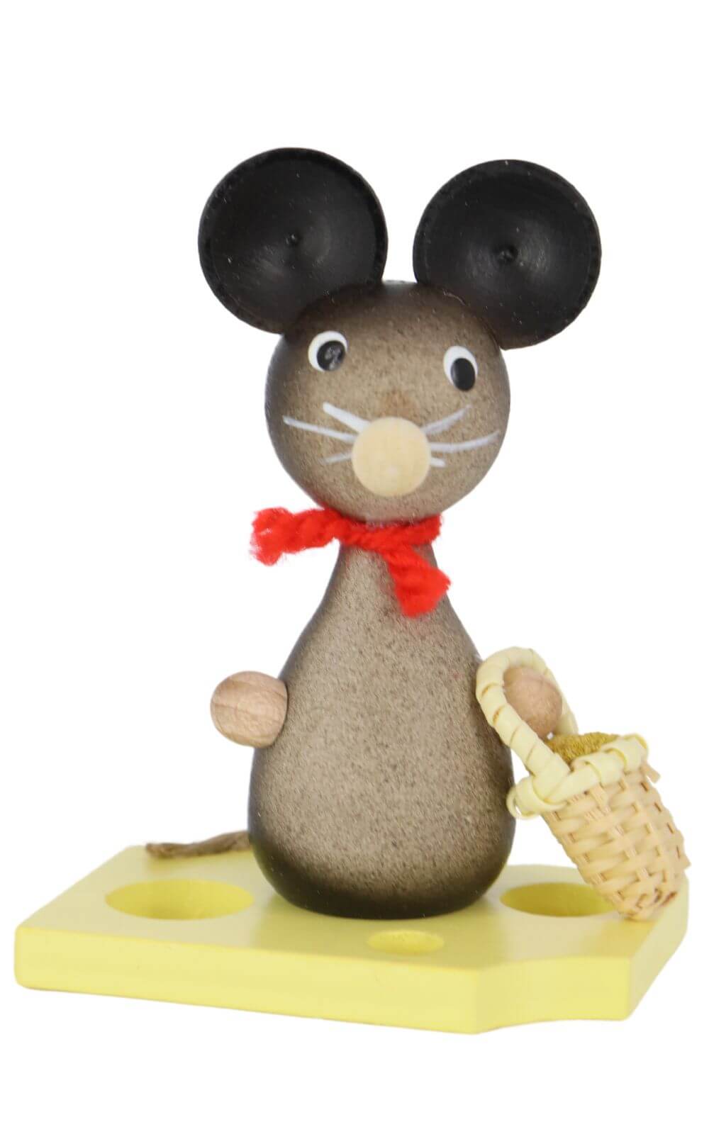 Miniature mouse child with flower basket, 7 cm by Ralf Zenker_1