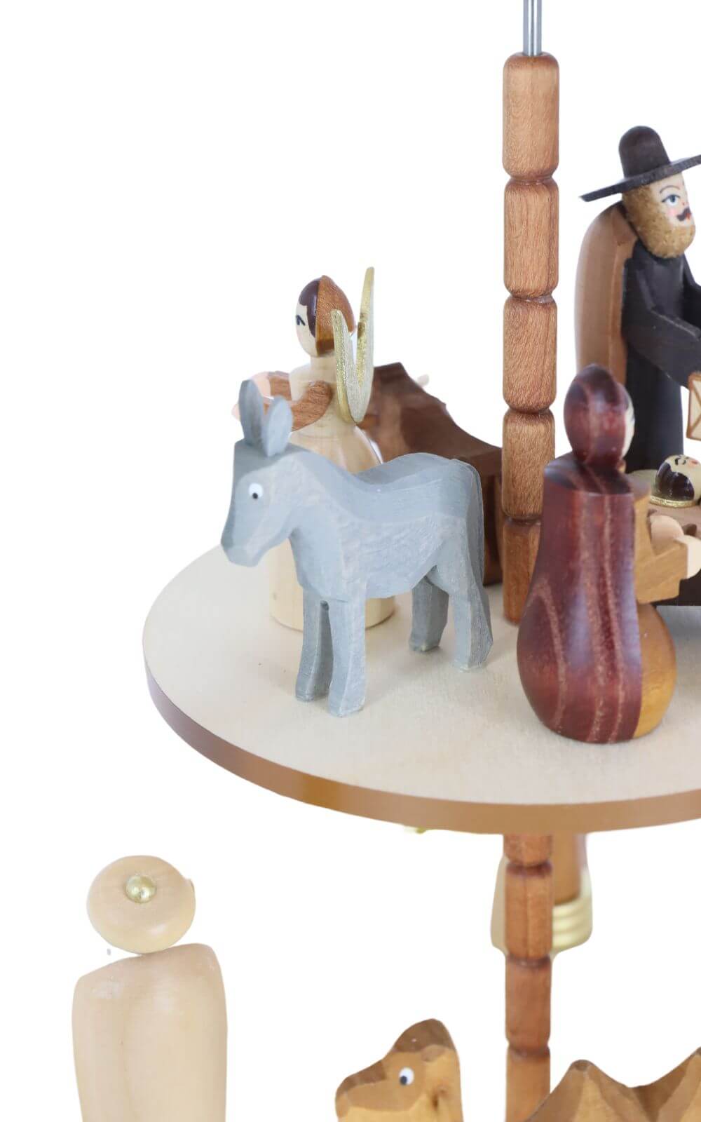 Tealight Christmas pyramid with crib, 2 - tiered by Knuth Neuber_3