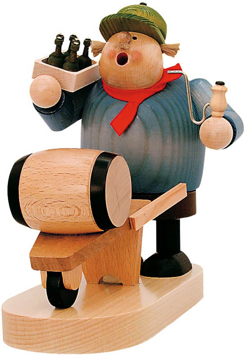 Smoking man beer trader, 19 cm from KWO