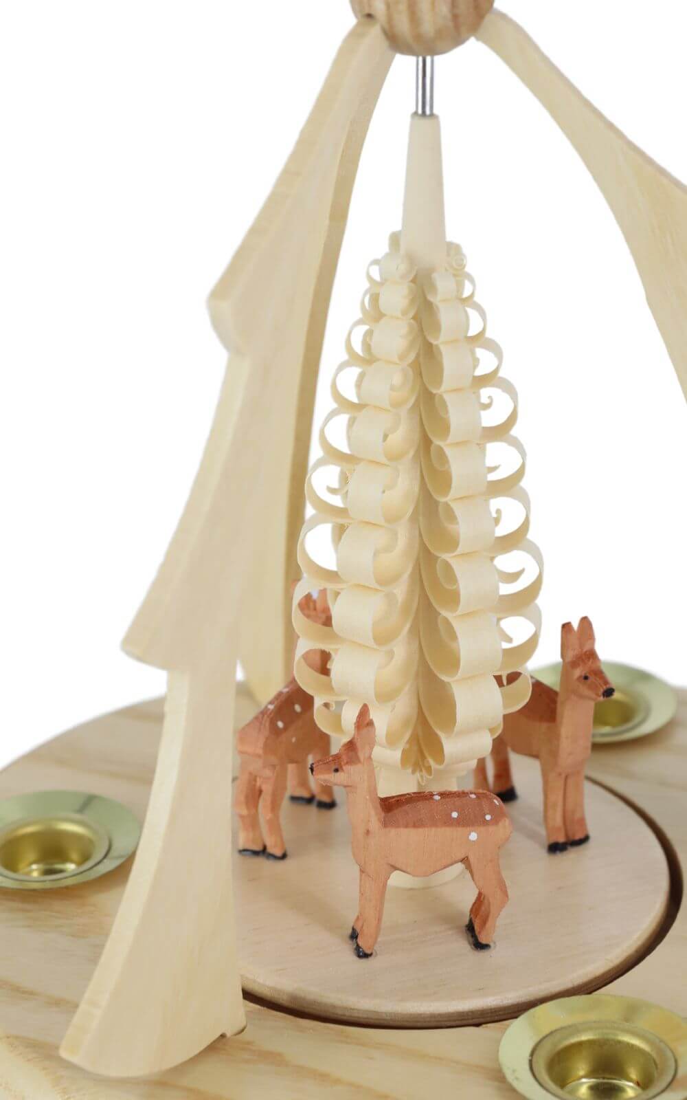 Christmas pyramid with forest motif, natural, 23 cm by Ralf Zenker_3