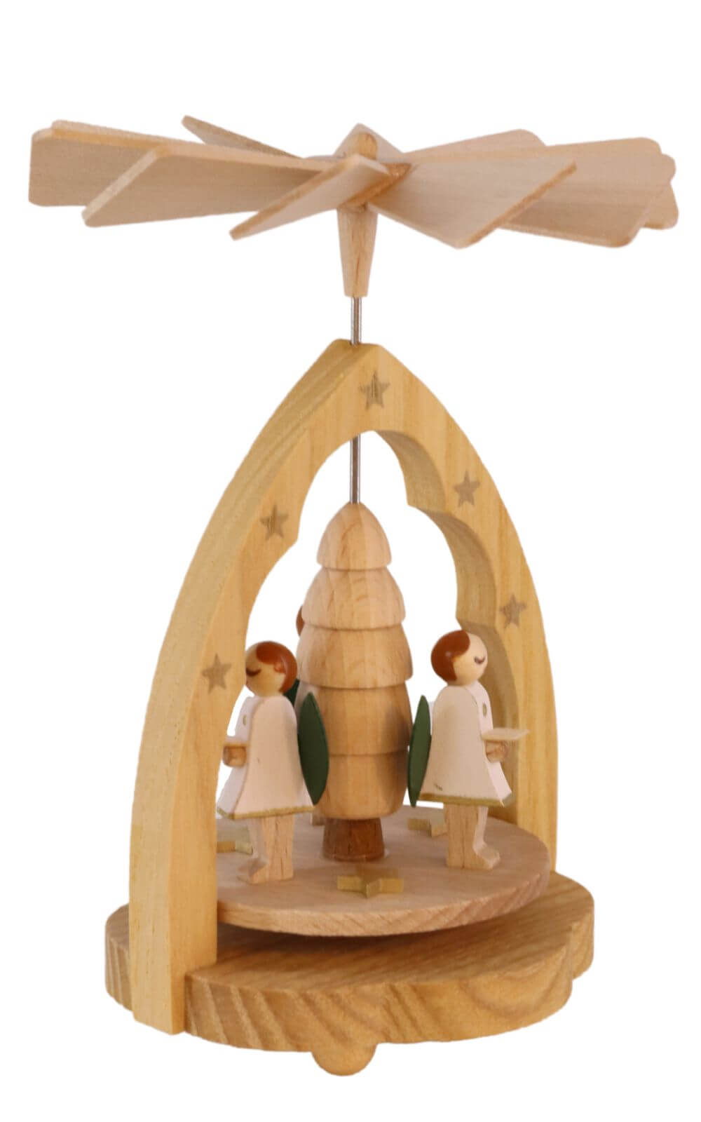 Christmas pyramid - warming play angel by Richard Glässer_1