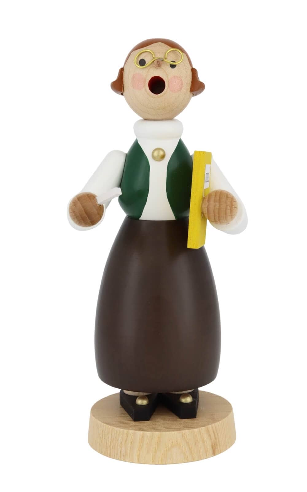 Smoking Man Teacher, 16 cm / 6,3 inch by Richard Glässer_1