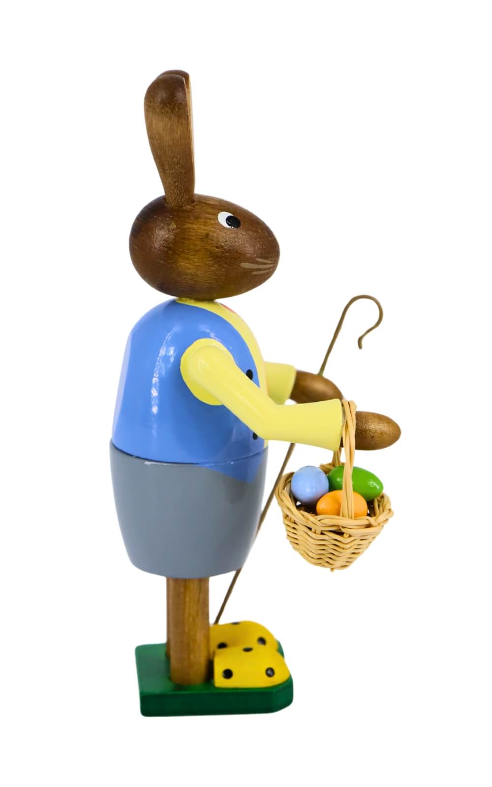 Easter bunny with basket, 15 cm by Figurenland Uhlig GmbH_3