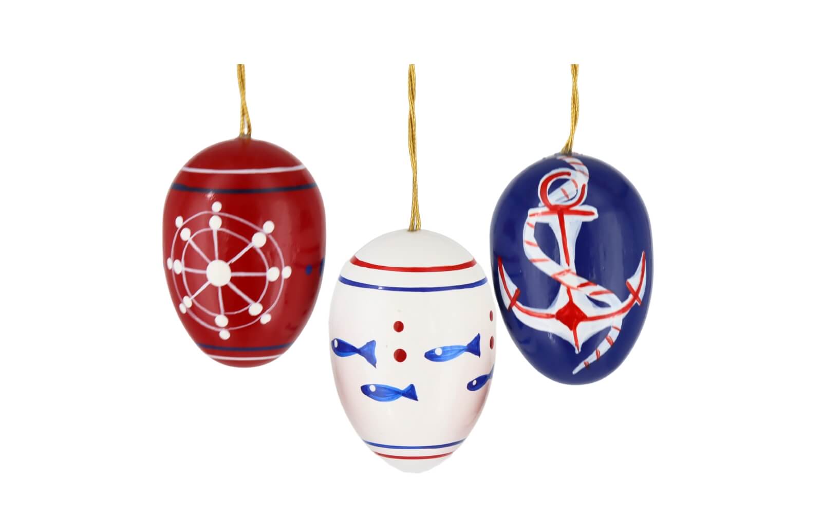 Easter eggs Maritim, hand painted, 6 pieces by Figurenland Uhlig GmbH_2