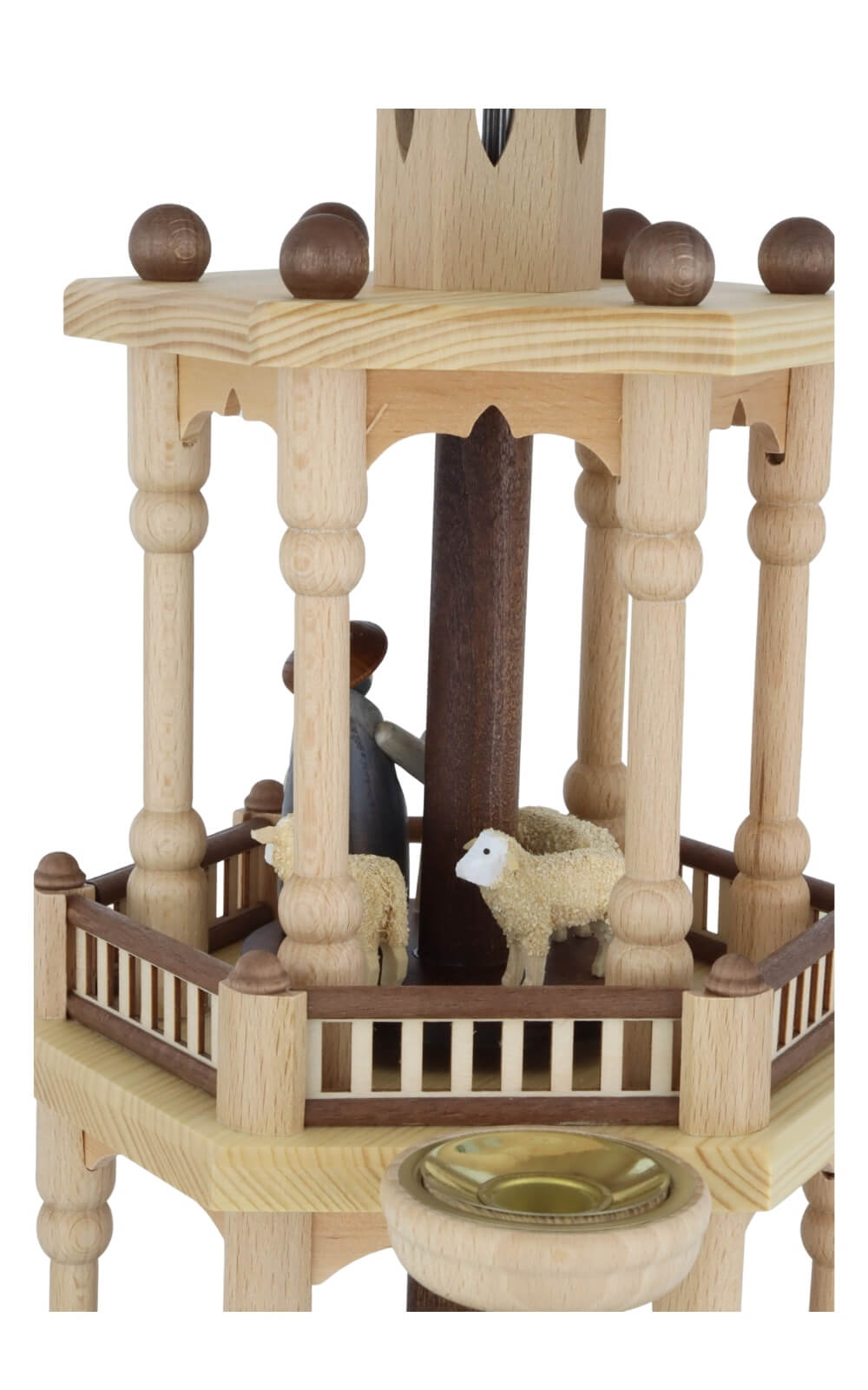 Christmas pyramid Holy Family, 66 cm/25.98 in by Theo Lorenz_6