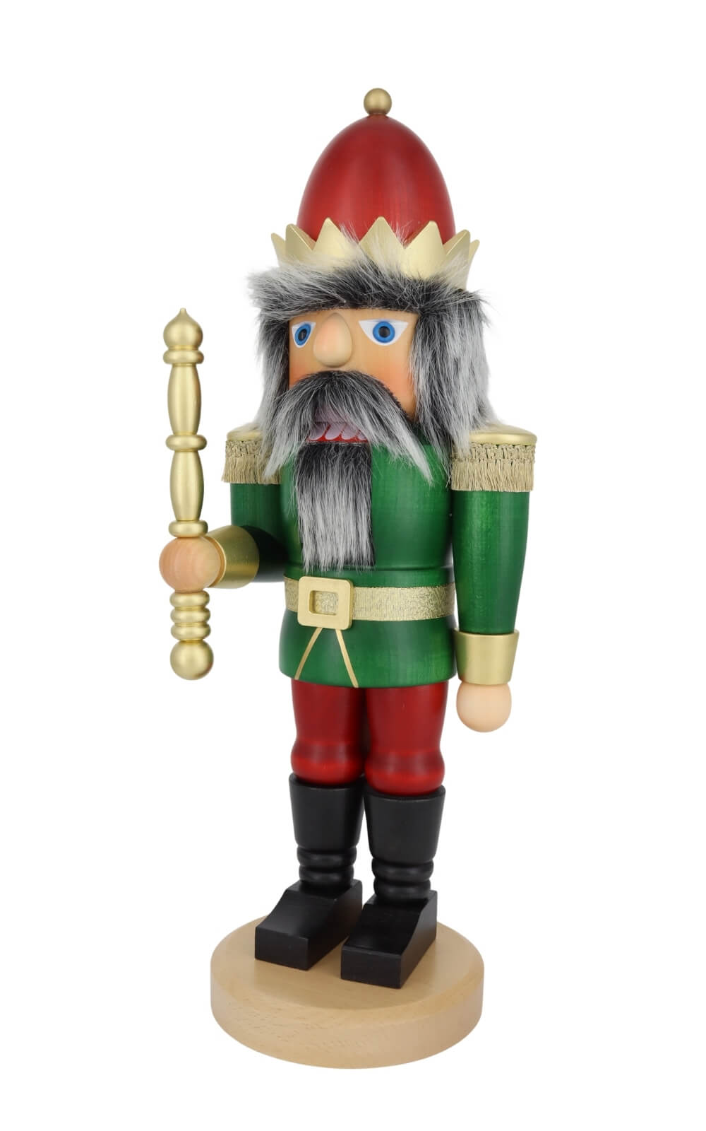 Nutcracker King red-green, 43 cm by Christian Ulbricht_3